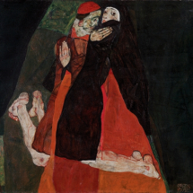 Egon Schiele_Kardinal und Nonne © Leopold Museum