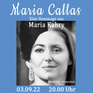 Maria Callas - Oper in der Krypta © Dorothee Stanglmayr, In höchsten Tönen!