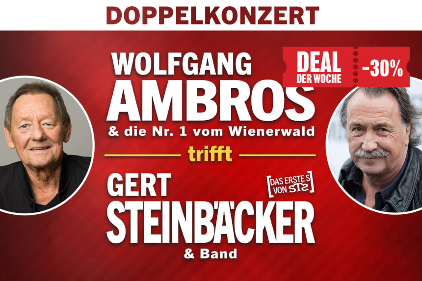 Wolfgang Ambros trifft Gert Steinbäcker Krone Deal -30% © COFO
