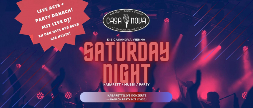 Saturday Night_Casanova_1500x644px © Punch Veranstaltungs GmbH