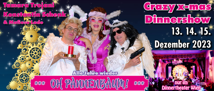 Crazy Xmas Dinnershow_1500x644px © Wiener Operettenproduktion Tako GmbH