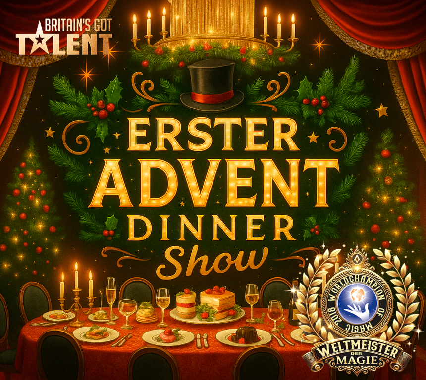 Erster Advent Dinner Show © Bill Cheung Magic Theater