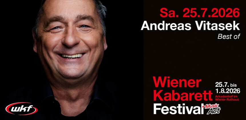Wiener Kabarettfestival 2026 Vitasek 1200x800 © Lefor Oberbauer GmbH