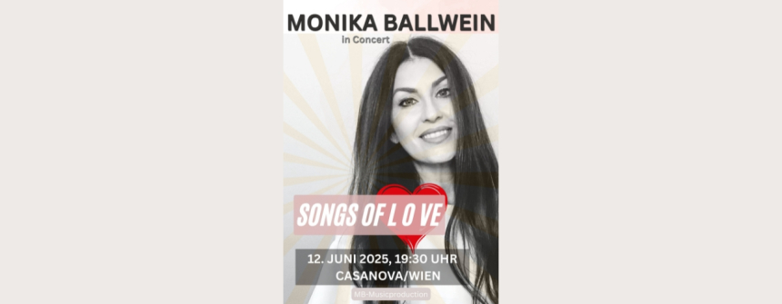 Monika Ballwein Songs of Love 1280x500 © Punch Veranstaltungs GmbH